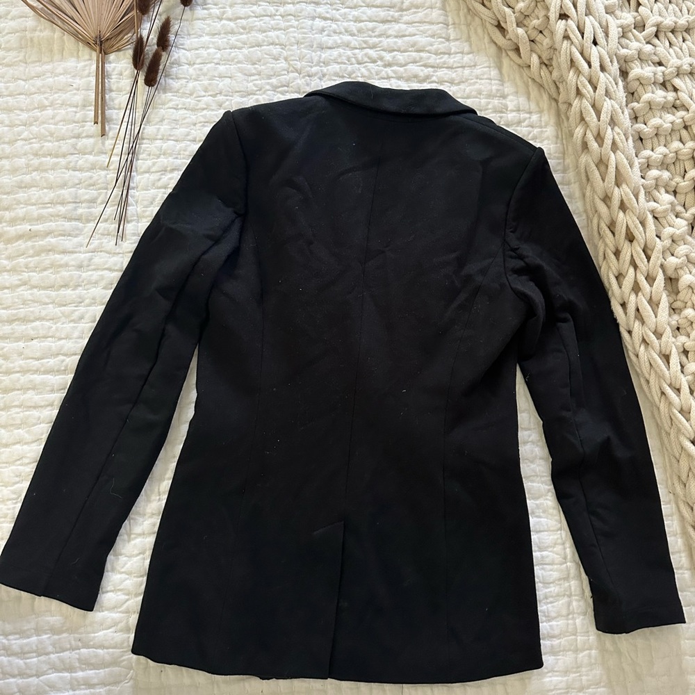 Women’s Mossimo Solid Black One-Button Stretch Co… - image 6